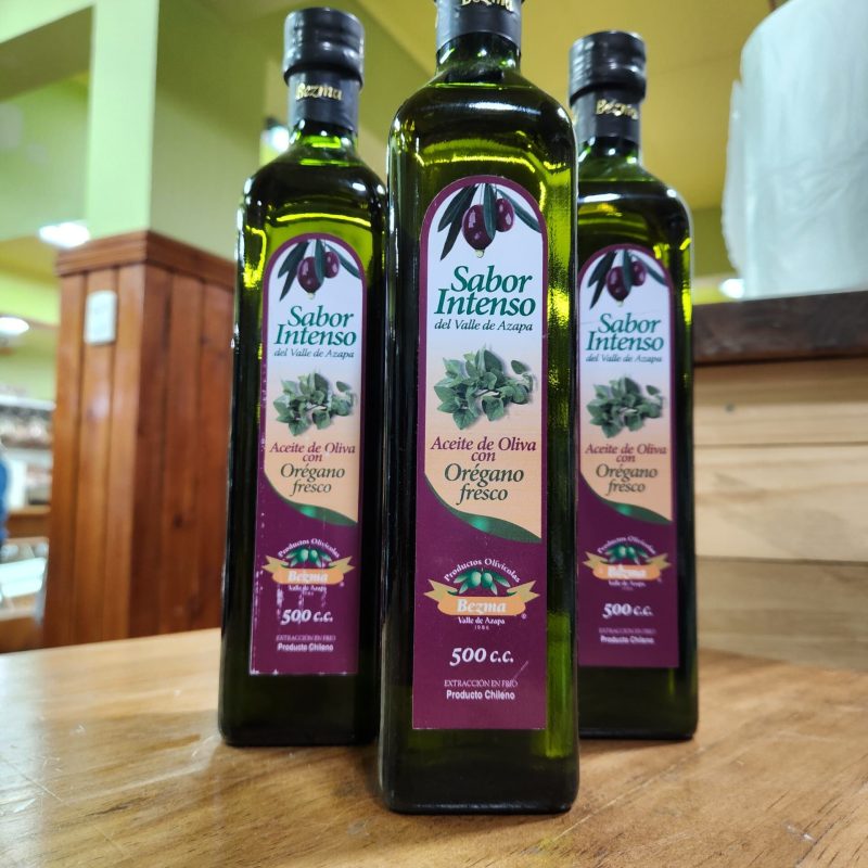 Aceite de Oliva Extra Virgen Bezma Sabor Orégano 500 cc