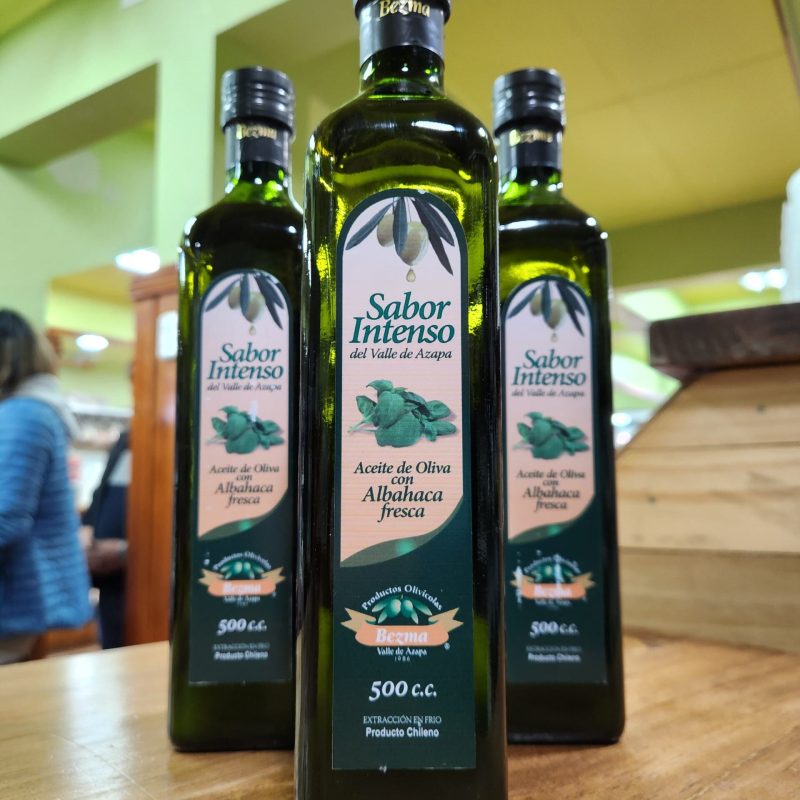 Aceite de Oliva Bezma Sabor Albahaca 500 cc