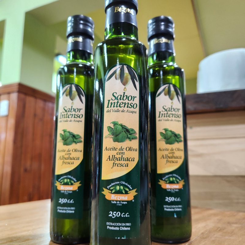 Aceite de Oliva Bezma Sabor Albahaca 250 cc