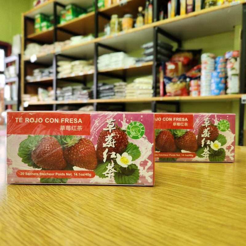 Té Rojo con Fresas
